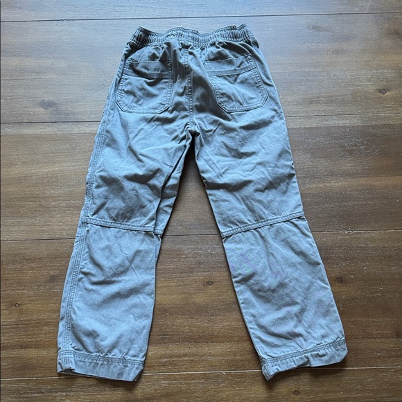 Size 120 US 6-7 Hanna Andersson drawstring cotton pocketed carpenter pants - Picture 4 of 4